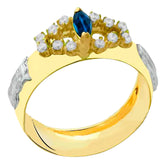 Anel de formatura em ouro 18k - Karina